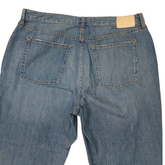 Everlane The Super Soft Straight Leg Jean Womens 33 Blue Organic Cotton Denim - Picture 6 of 12